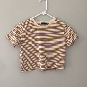 Brandy Melville Striped Crop Top